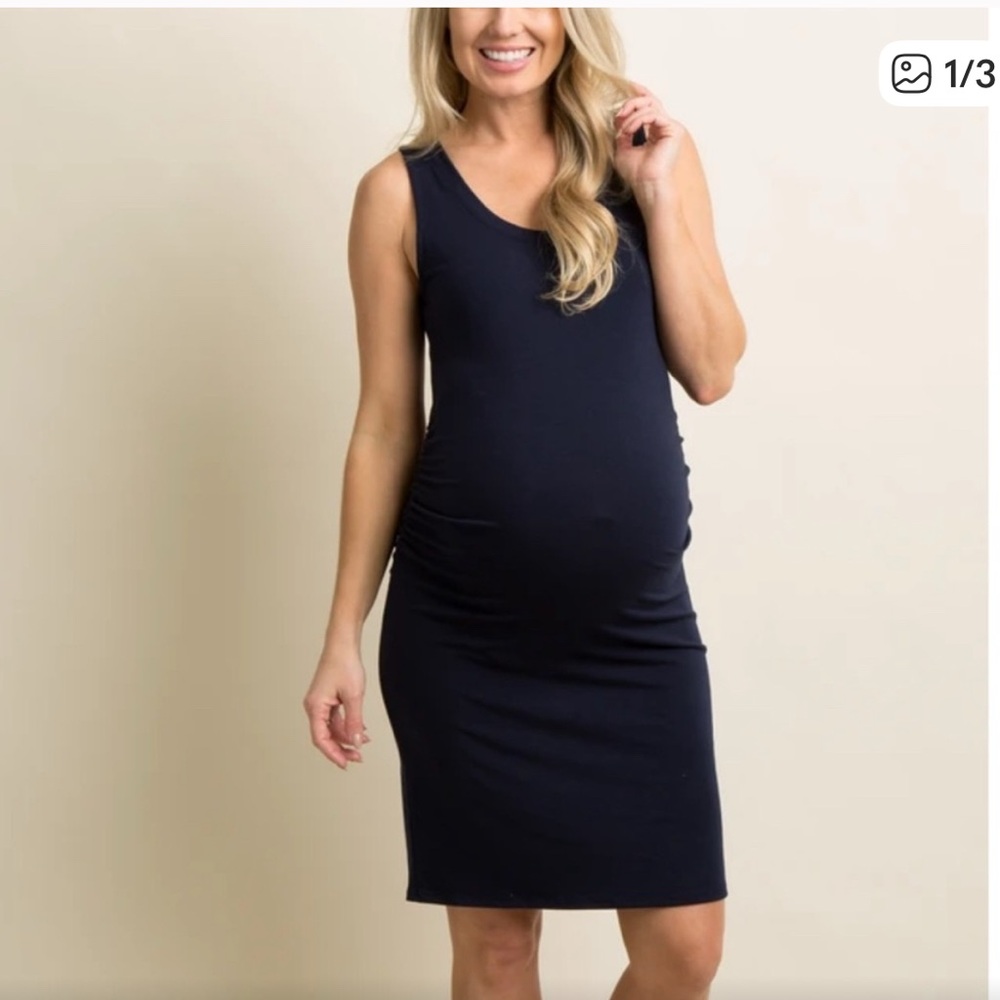 Blue Pinkblush maternity dress ✨ size small